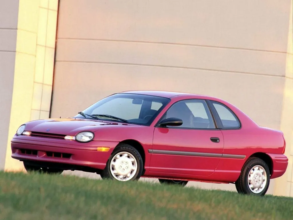 Фото автомобиля Dodge Neon I (1994–1999) 2.0 MT (132 Л.с.) купе — заводские размеры шин, ширина дисков, вылет ET и давление в колесах