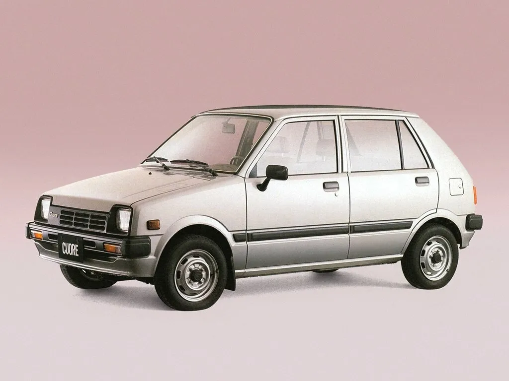 Фото автомобиля Daihatsu Cuore I (L55) для подбора размеров колес, шин и дисков
