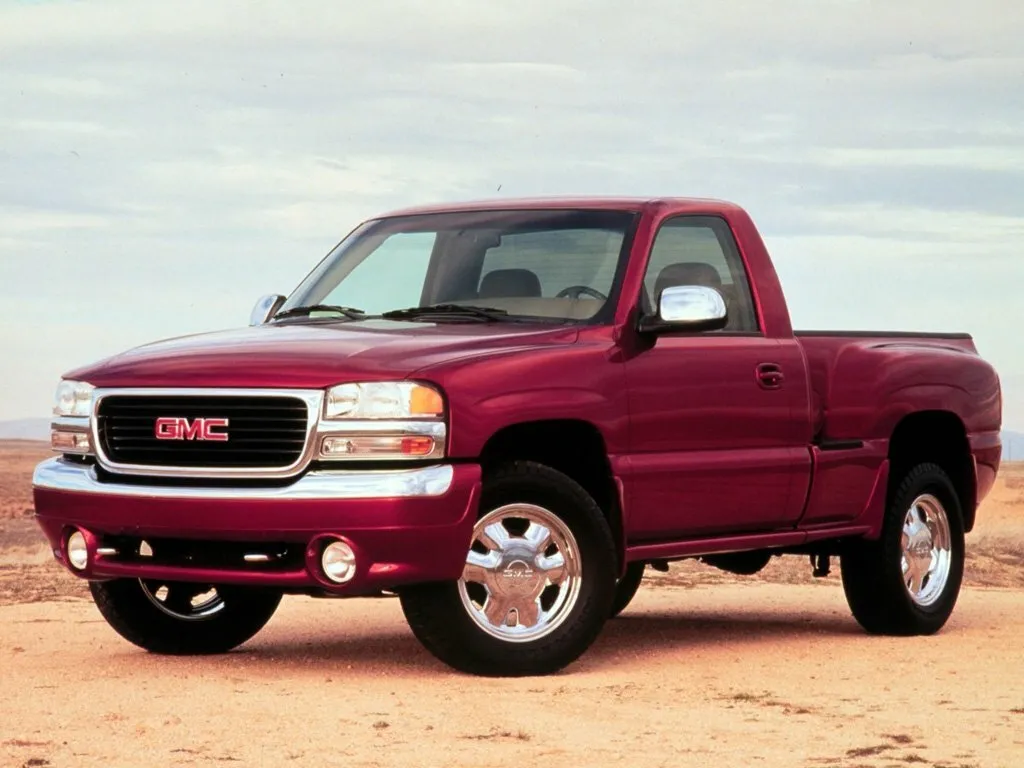 Фото автомобиля GMC Sierra I (GMT800) (1998–2007) 4.3 AT (200 л.с.) 4WD pickup one — параметры разболтовки, сверловка дисков, DIA и крепеж