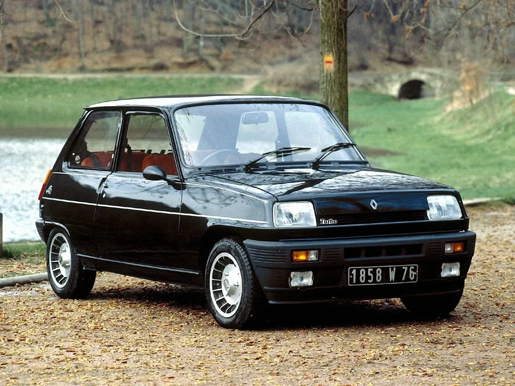 Фото автомобиля Renault 5 I (1972–1985) 1.4 MT (93 Л.с.) хэтчбек 3 дв. — параметры разболтовки, сверловка дисков, DIA и крепеж