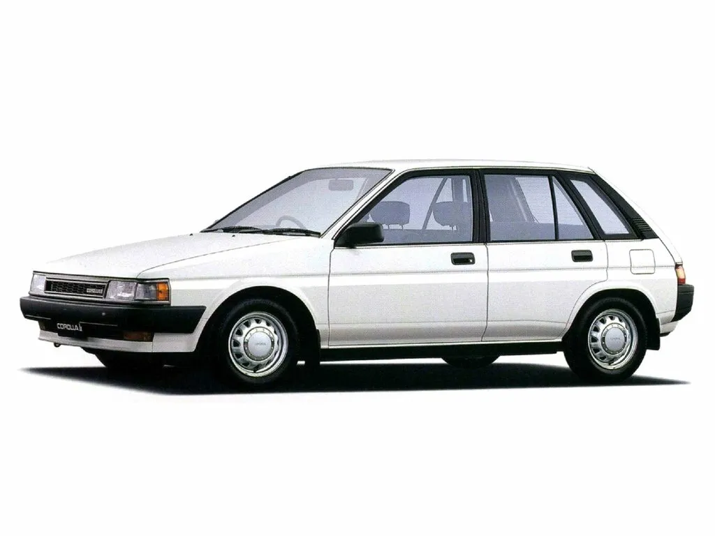 Фото автомобиля Toyota Corolla II III (L30) 1.5 MT (105 л.с.) 4WD — параметры разболтовки, сверловка дисков, DIA и крепеж