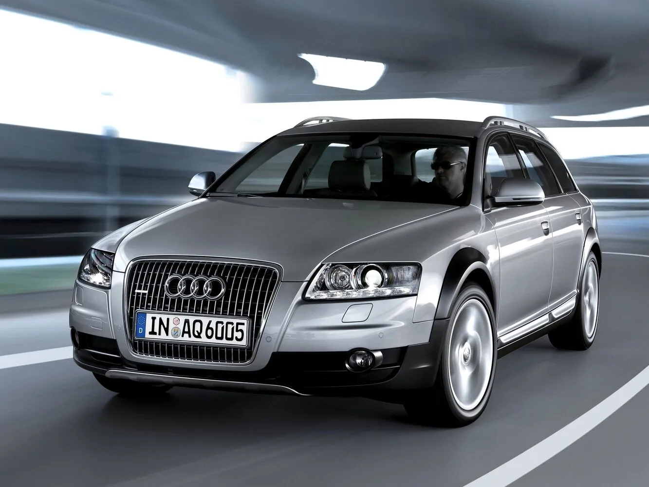 Фото автомобиля Audi A6 allroad II (C6) Рестайлинг для подбора размеров колес, шин и дисков