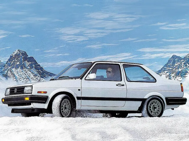 Фото автомобиля Volkswagen Jetta II 1.6 MT (75 Л.с.) — заводские размеры шин, ширина дисков, вылет ET и давление в колесах
