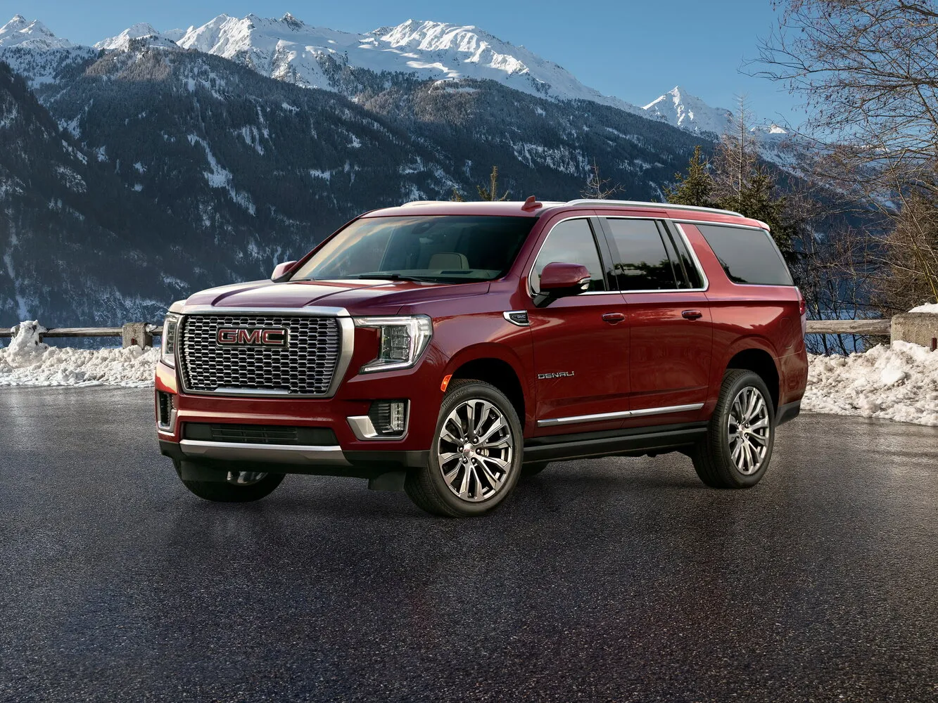 Фото автомобиля GMC Yukon V (2020–2024) XL 6.2 AT (426 Л.с.) внедорожник / кроссовер — параметры разболтовки, сверловка дисков, DIA и крепеж