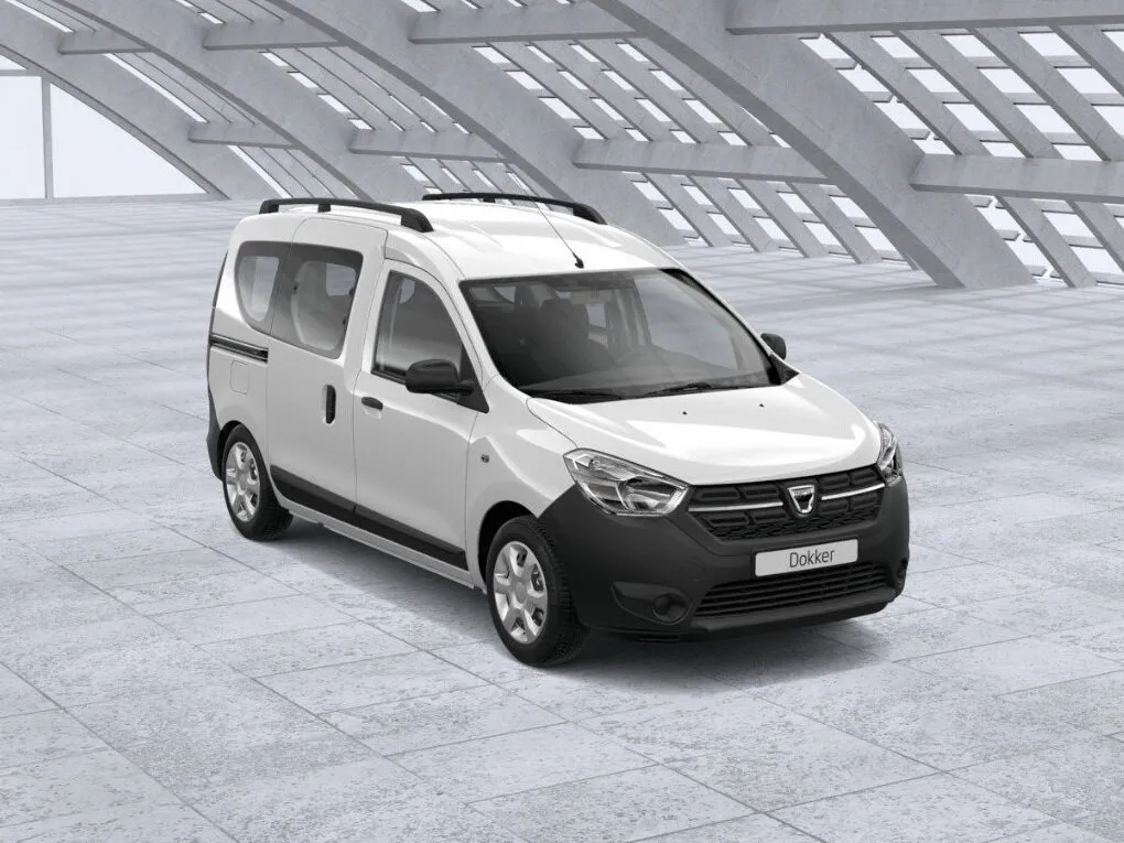 Фото автомобиля Dacia Dokker I Рестайлинг 1.2 MT (116 Л.с.) — заводские размеры шин, ширина дисков, вылет ET и давление в колесах