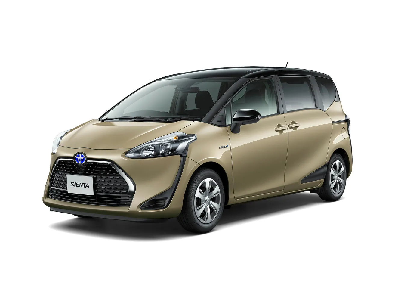 Фото автомобиля Toyota Sienta II Рестайлинг для подбора размеров колес, шин и дисков