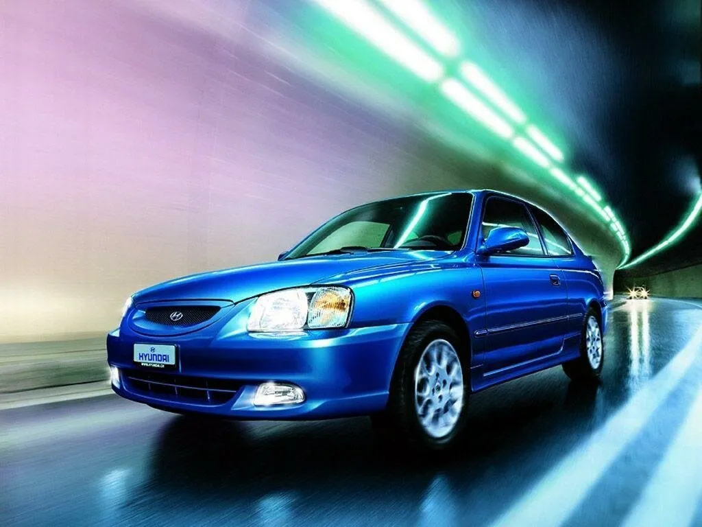 Фото автомобиля Hyundai Verna I для подбора размеров колес, шин и дисков