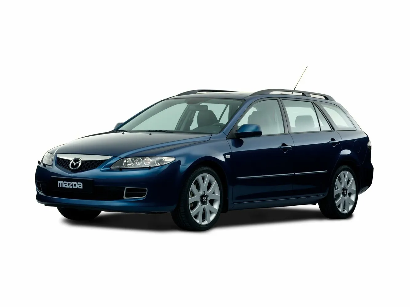 Фото автомобиля Mazda 6 I (GG) Рестайлинг 2.3 MT (162 л.с.) 4WD — параметры разболтовки, сверловка дисков, DIA и крепеж