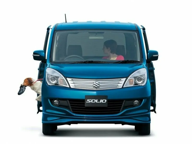 Фото автомобиля Suzuki Solio II для подбора размеров колес, шин и дисков