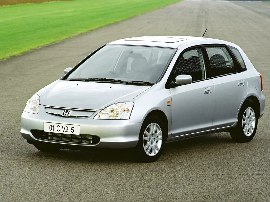 Фото автомобиля Honda Civic VII 1.7 AT (130 л.с.) 4WD — параметры разболтовки, сверловка дисков, DIA и крепеж