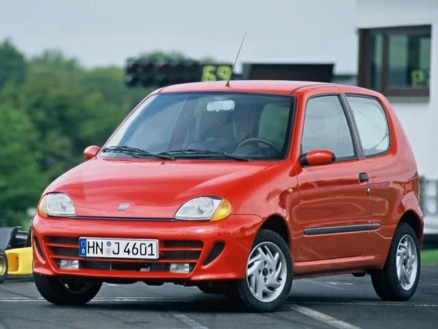 Фото автомобиля Fiat Seicento I для подбора размеров колес, шин и дисков