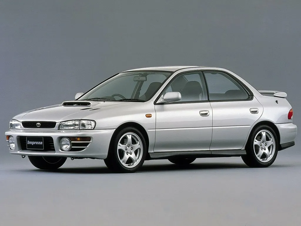 Фото автомобиля Subaru Impreza WRX I для подбора размеров колес, шин и дисков