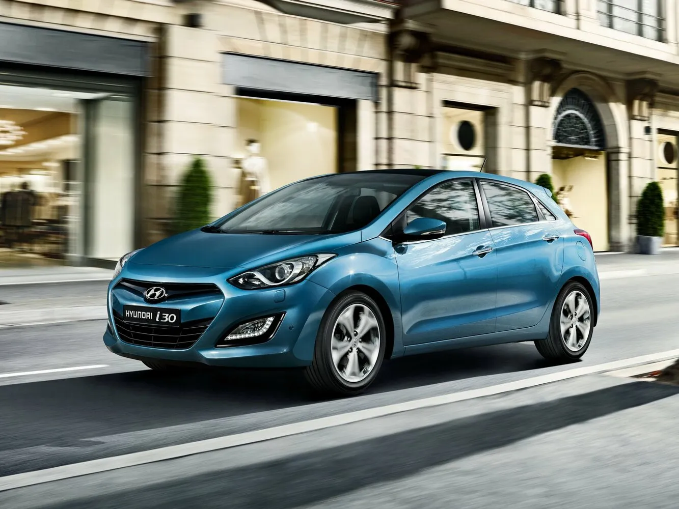 Фото автомобиля Hyundai i30 II 1.4d MT (90 Л.с.) — параметры разболтовки, сверловка дисков, DIA и крепеж