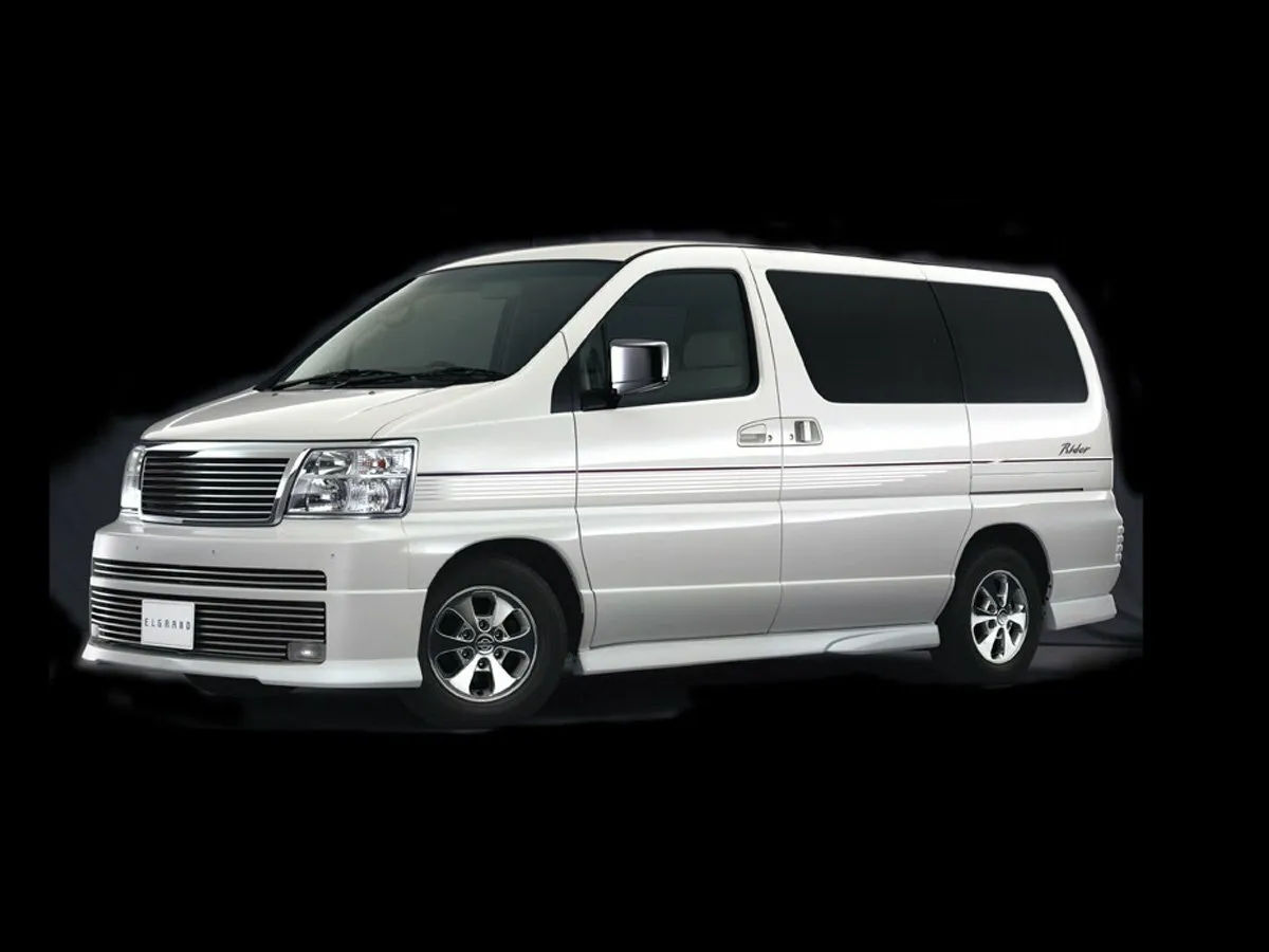Фото автомобиля Nissan Elgrand I (E50) для подбора размеров колес, шин и дисков